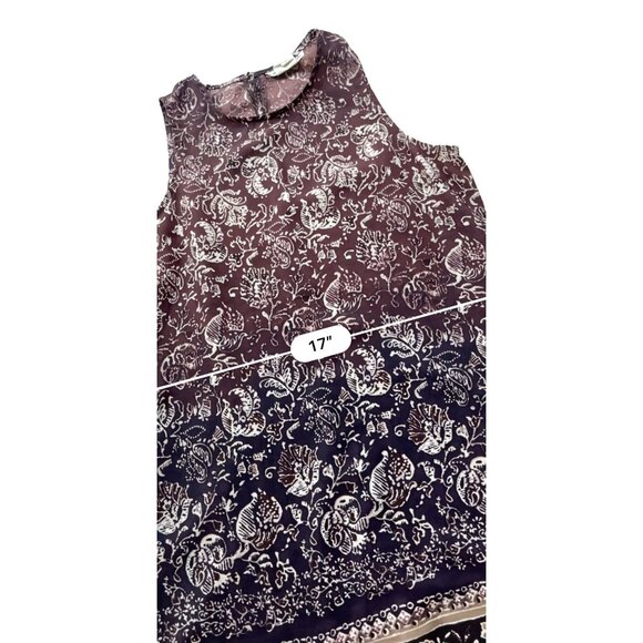 VTG Y2KSarah Richards  Dress Womens 9 Brown Sleeveless Floral Grunge 90s Cottage - Picture 7 of 9